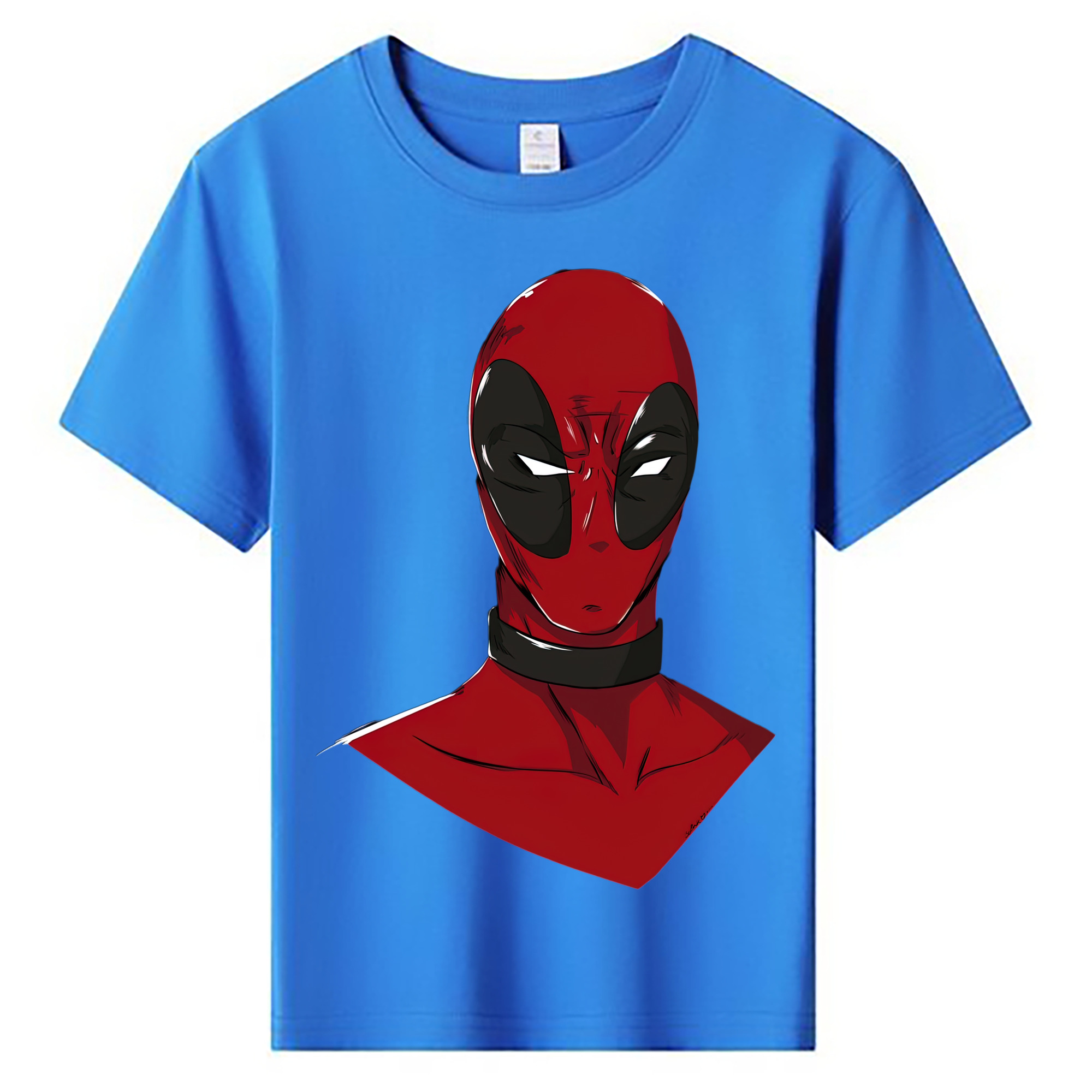 （画像用） Deadpool デッドプール 綿100％キッズTシャツ（フロントプリント）